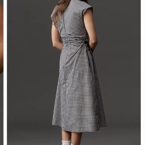 Anthropologie - Lisa Says Gah Felicity Dress - Midnight Check - Picture 2 of 4